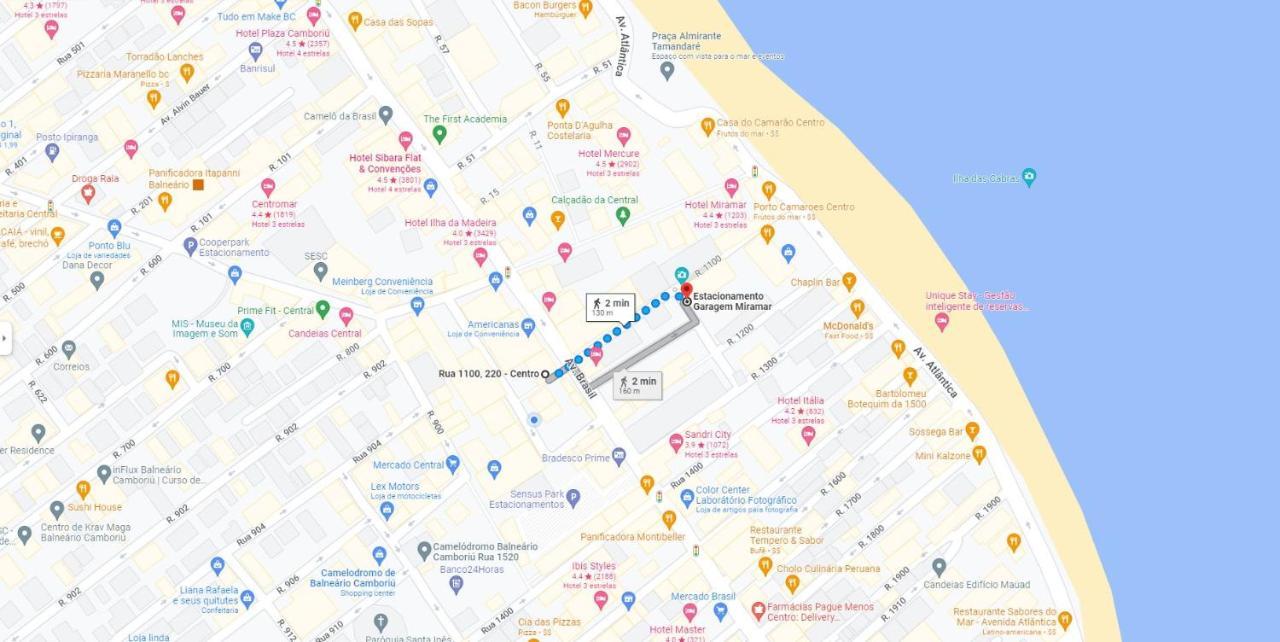 شقة Jgd94 - Ao Lado Do Calcadao, Climatizado, Wi-Fi Balneário Camboriú المظهر الخارجي الصورة